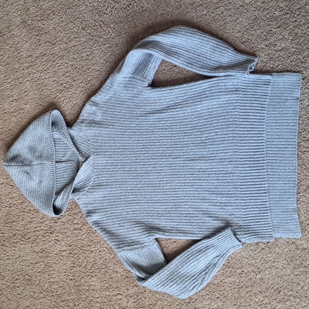 Rachel Zoe Fleece Hooded Sweater